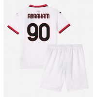 Maglia Calcio AC Milan Tammy Abraham #90 Seconda Divisa Bambino 2024-25 Manica Corta (+ pantaloncini)